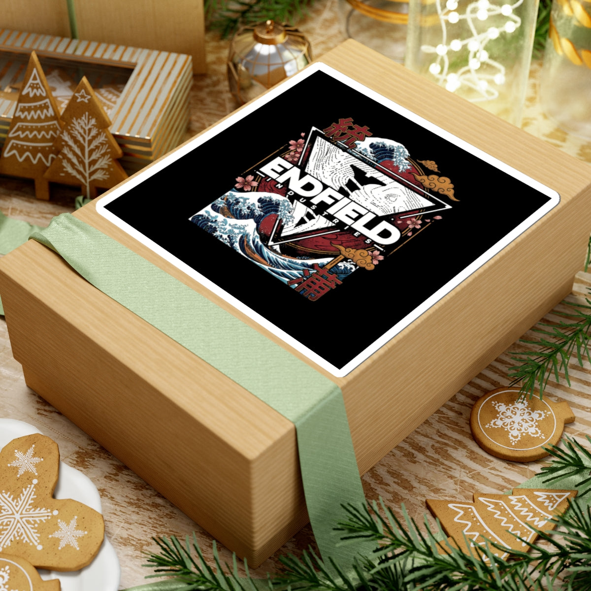 Arknights Endfield Industries Great Wave Crest Sticker