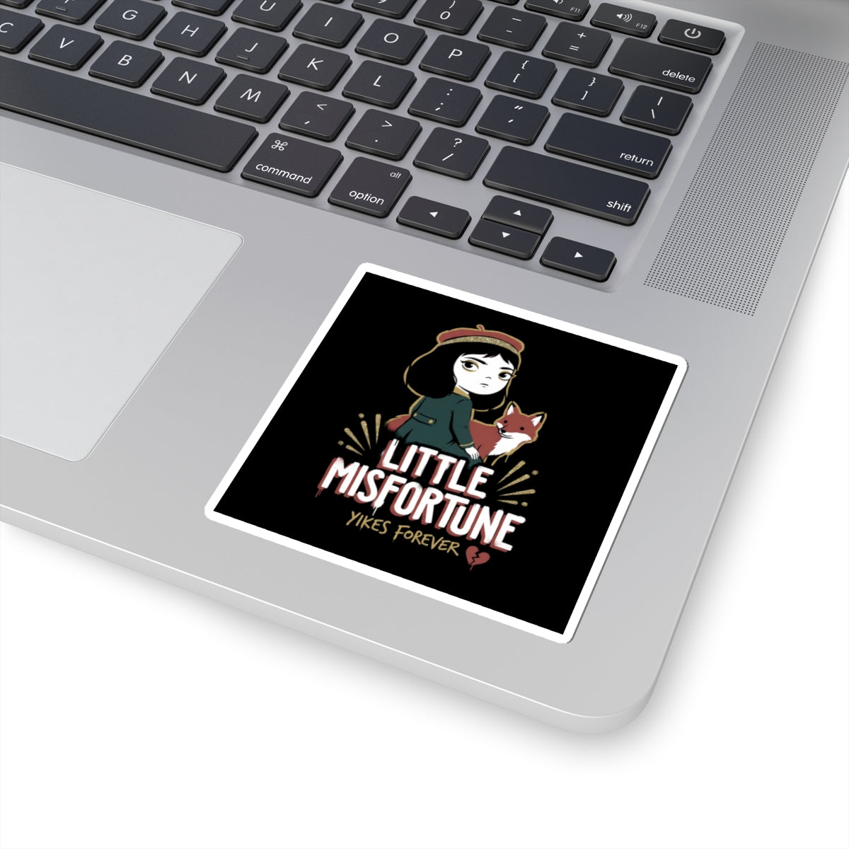 Little Misfortune Fox Friend Logo Sticker