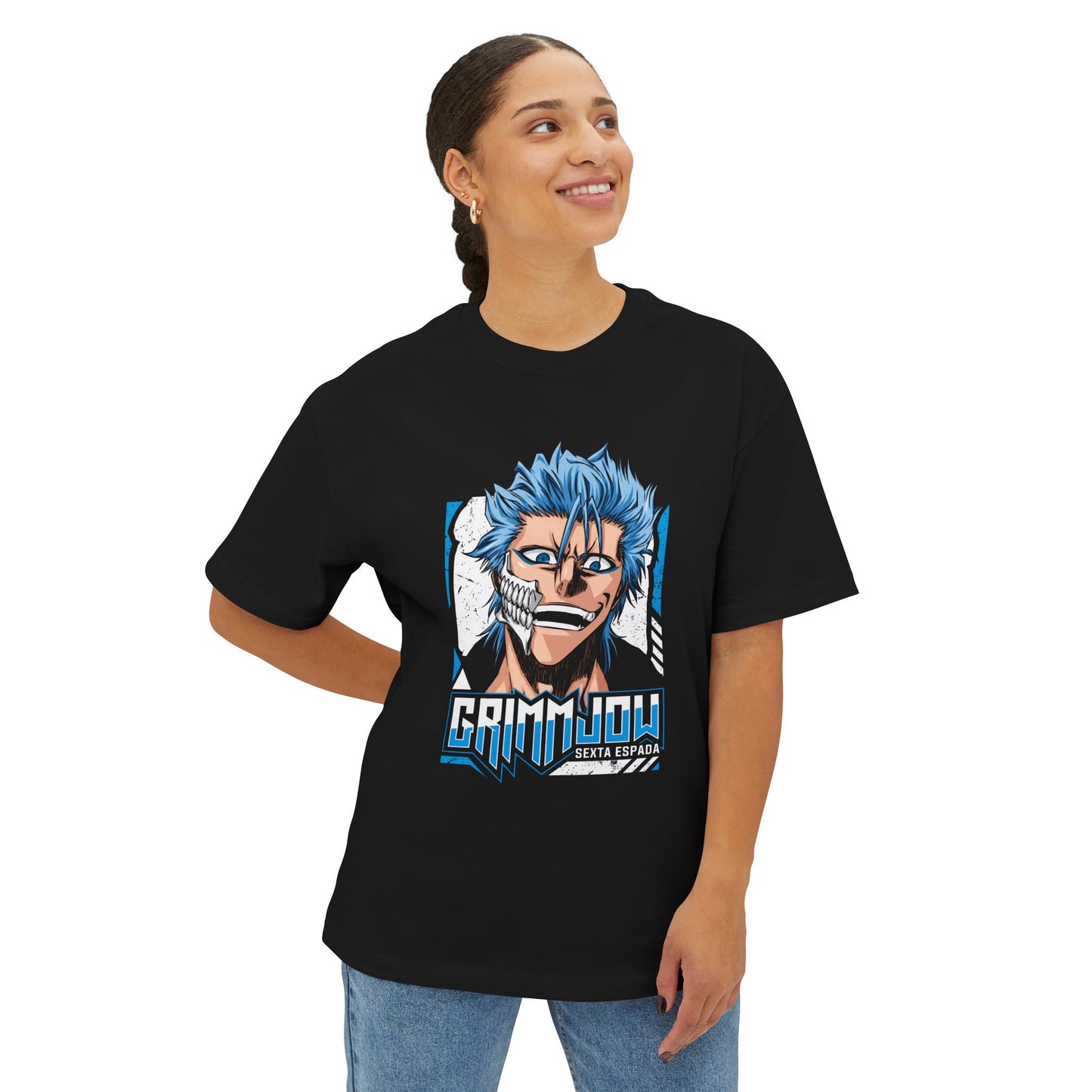 Grimmjow Wild Grin Desert Legend Premium Oversized Unisex T-Shirt