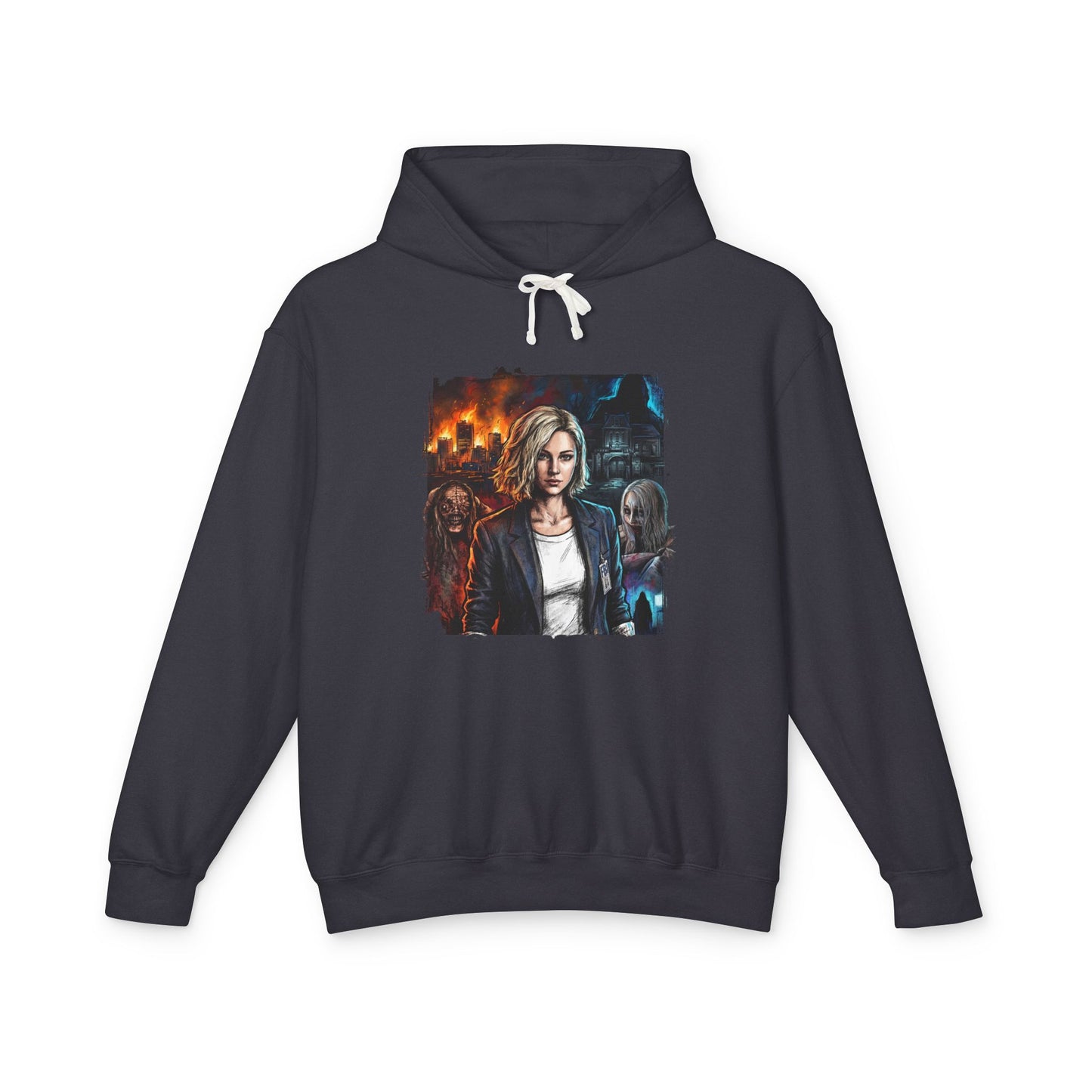 Resident Evil Requiem Grace Ashcroft FBI Analyst Walkthrough Icon Unisex Premium Hoodie