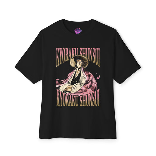 Shunsui Kyoraku Vintage Bleach Bootleg Streetwear Tee - Oversized Premium Tee