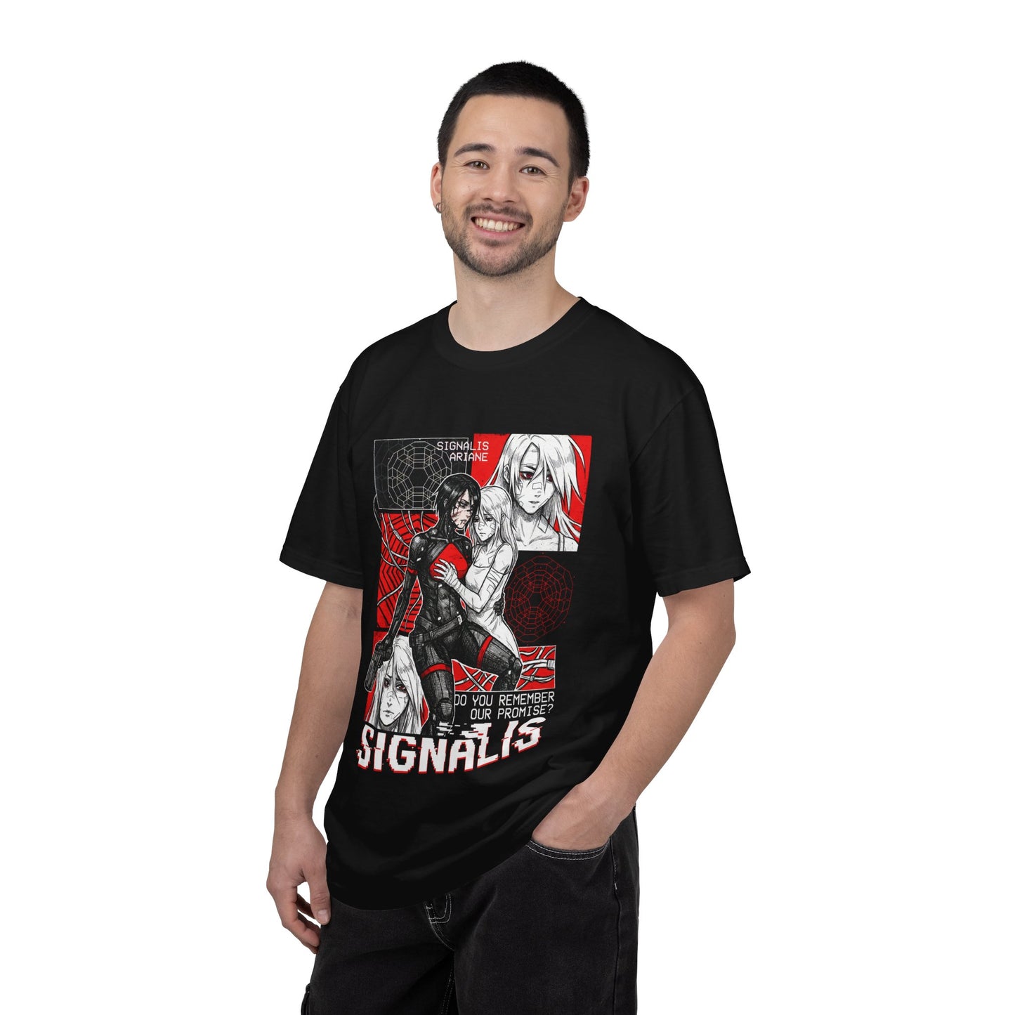 Signalis PS1 Throwback Survival Horror Aesthetic Portrait Premium T-Shirt