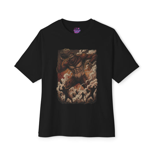 Beast Titan Zeke Yeager Fan Art Portrait Premium Oversized Unisex T-Shirt