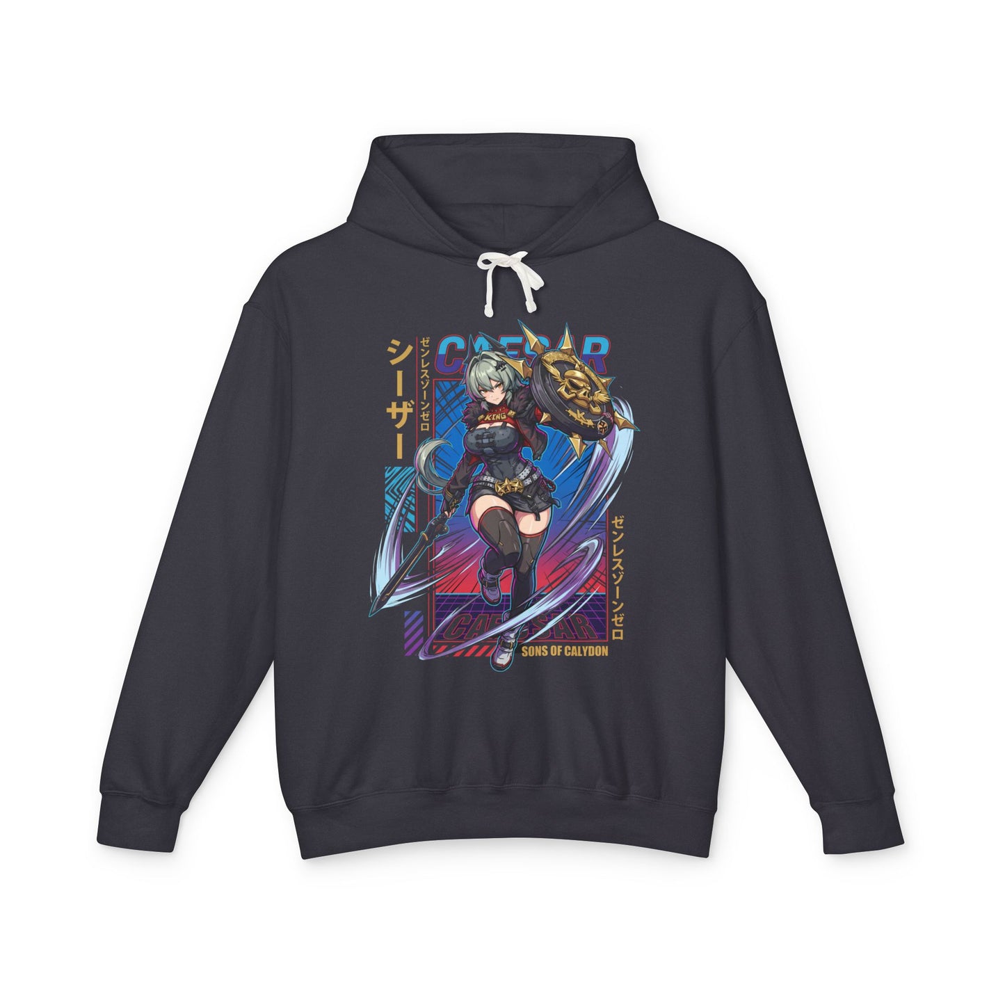 Synthwave Retro Caesar King Zenless Zone Zero Art Unisex Premium Hoodie