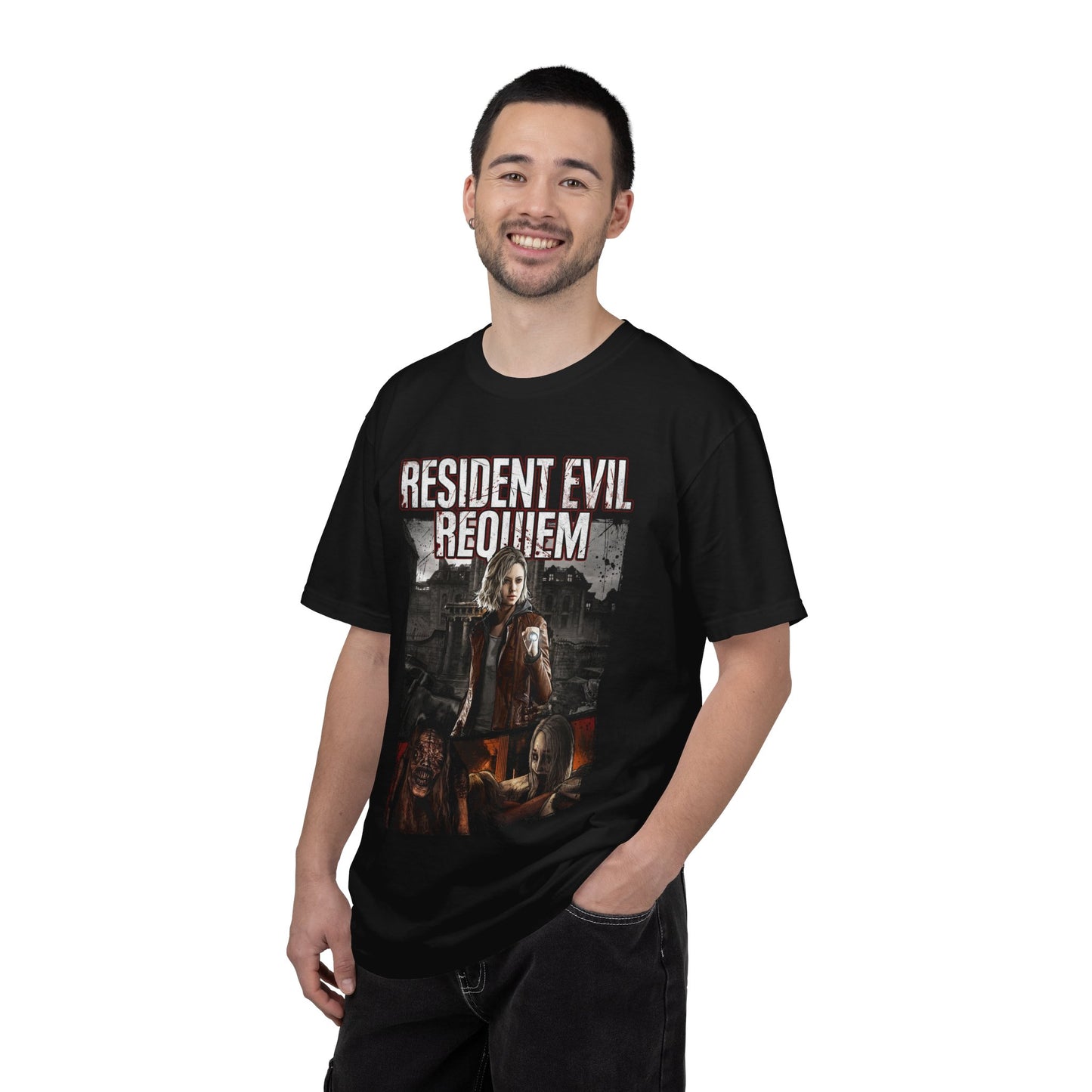 RE9 Grace Ashcroft FBI Cosplay Bookworm Survival Terror Icon Premium T-Shirt