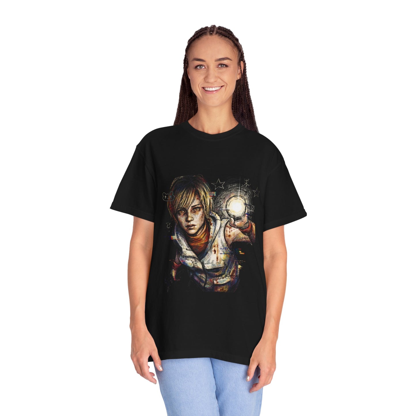 Silent Hill 3 Heather Mason God Fetus Horror Aesthetic Premium T-Shirt
