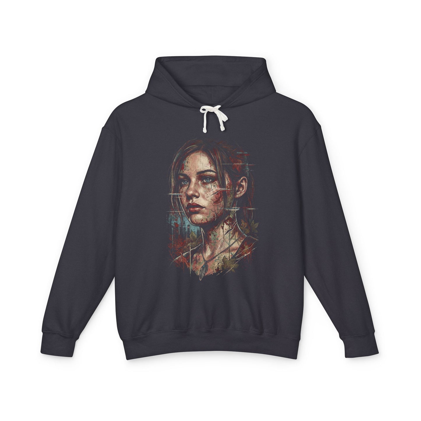 Resident Evil Claire Redfield Code Veronica Knife Gun Action Art Unisex Premium Hoodie