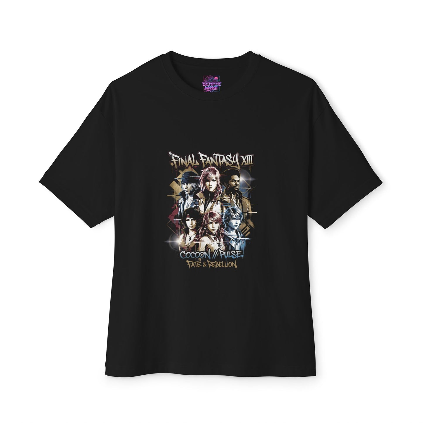 Final Fantasy XIII Crystal Mythology Epic Premium Oversized Unisex T-Shirt