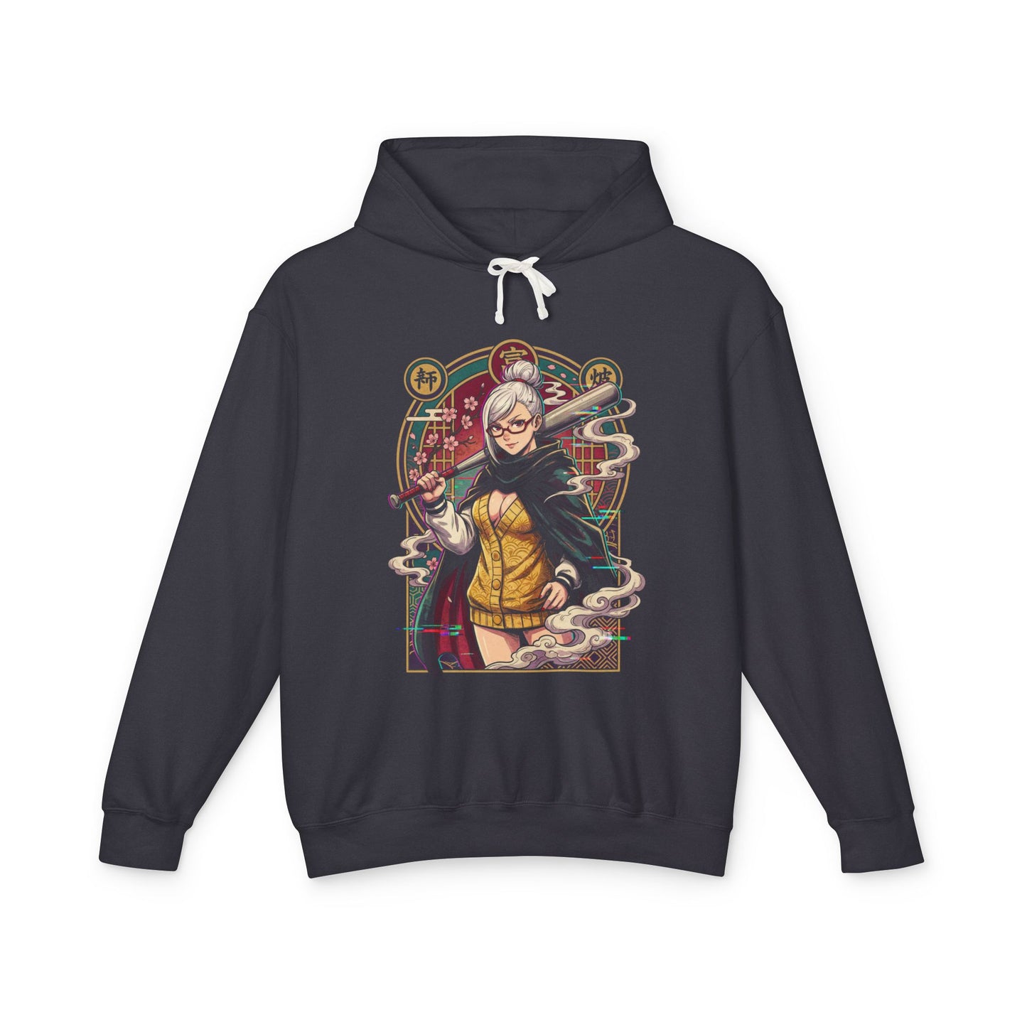 Dandadan Granny Seiko White Hair Red Eyes Ghost Art Unisex Premium Hoodie