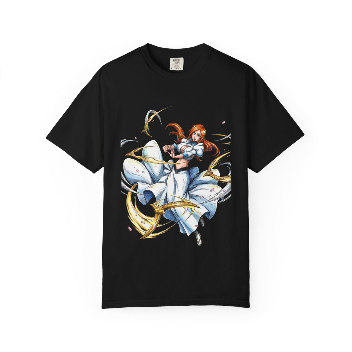 Bleach Orihime Inoue Blue Flower Hairpins Art Premium T-Shirt