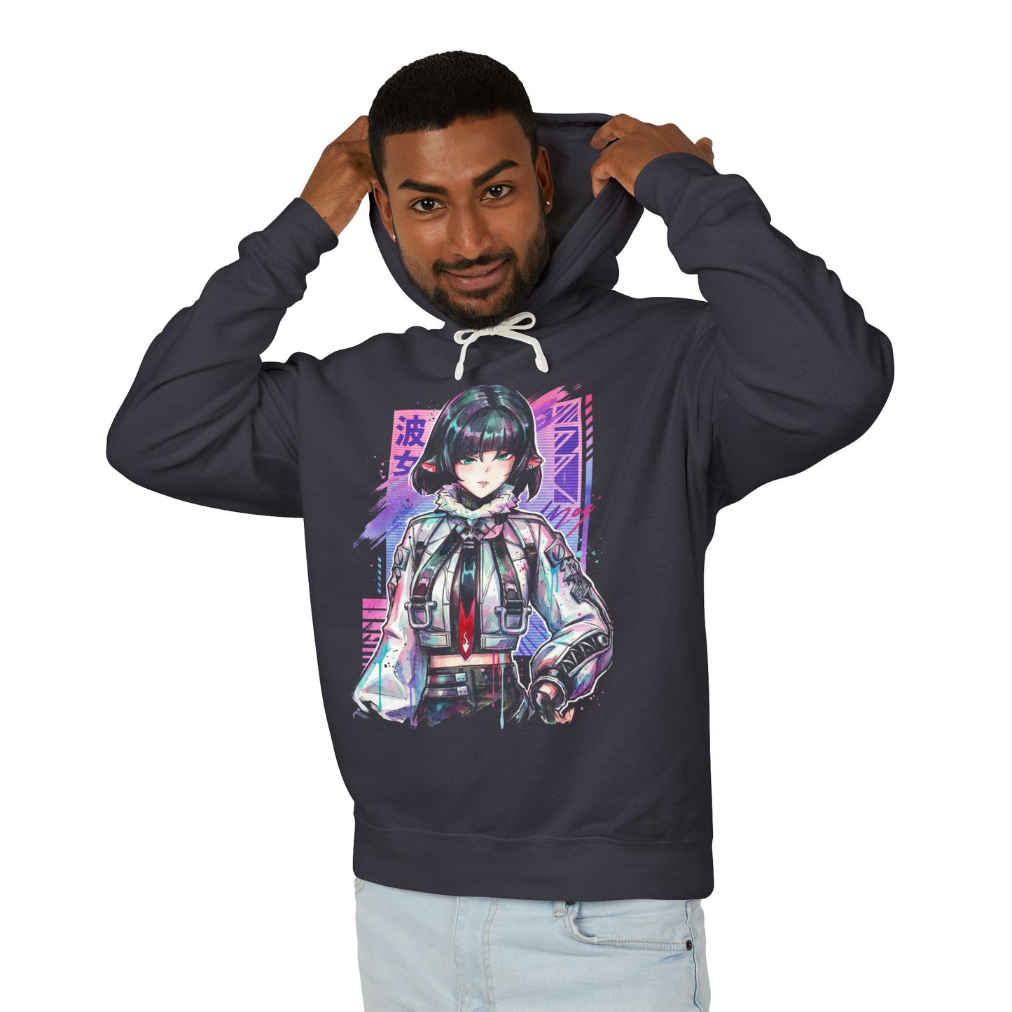 Jane Doe ZZZ Fanged Metal Build Unisex Premium Hoodie