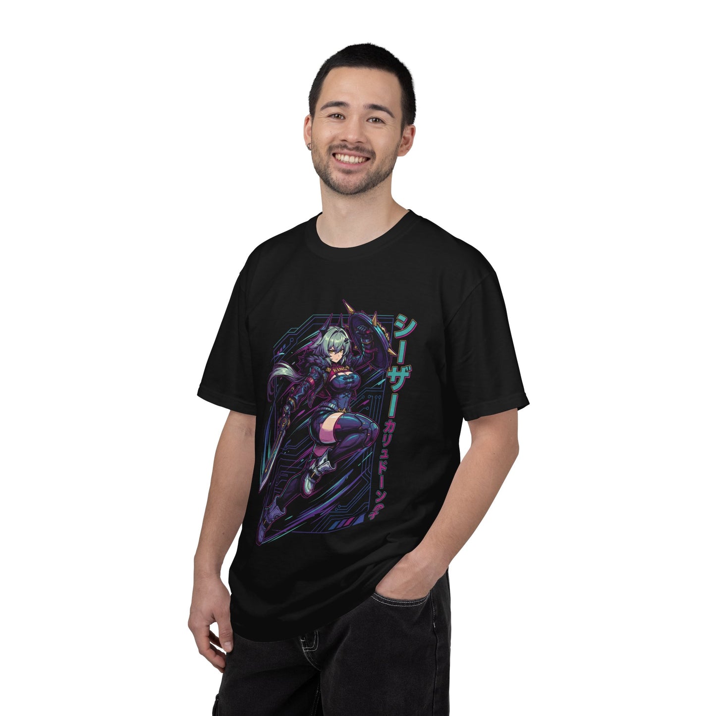 Caesar King Zenless Zone Zero Vaporwave Synth Art Premium T-Shirt