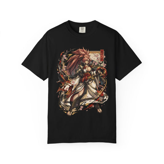 Guilty Gear Baiken Samurai Swordswoman Iconic Design Premium T-Shirt