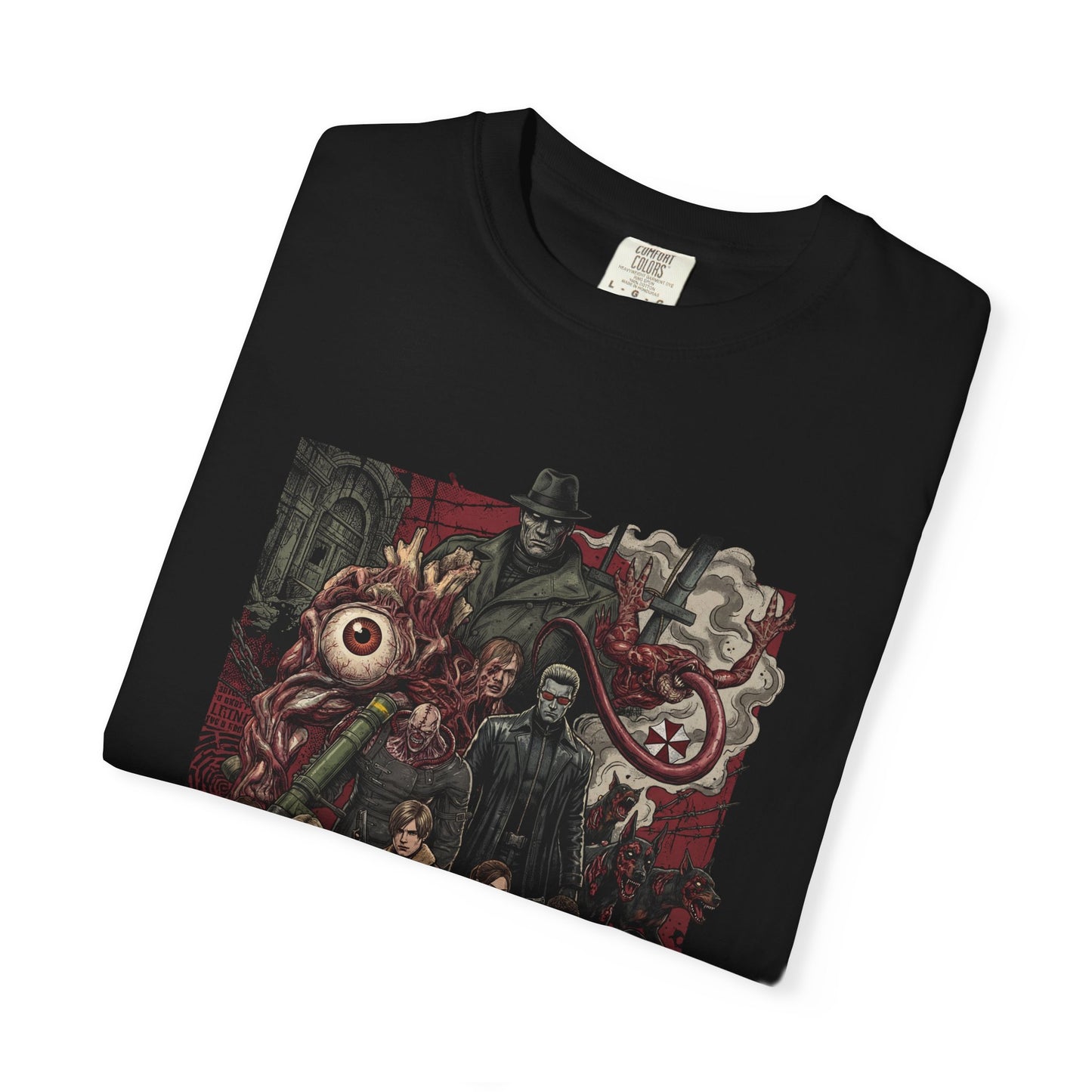 Resident Evil Jill Grace Chris Ada Claire Vs Birkin Nemesis Design Premium T-Shirt
