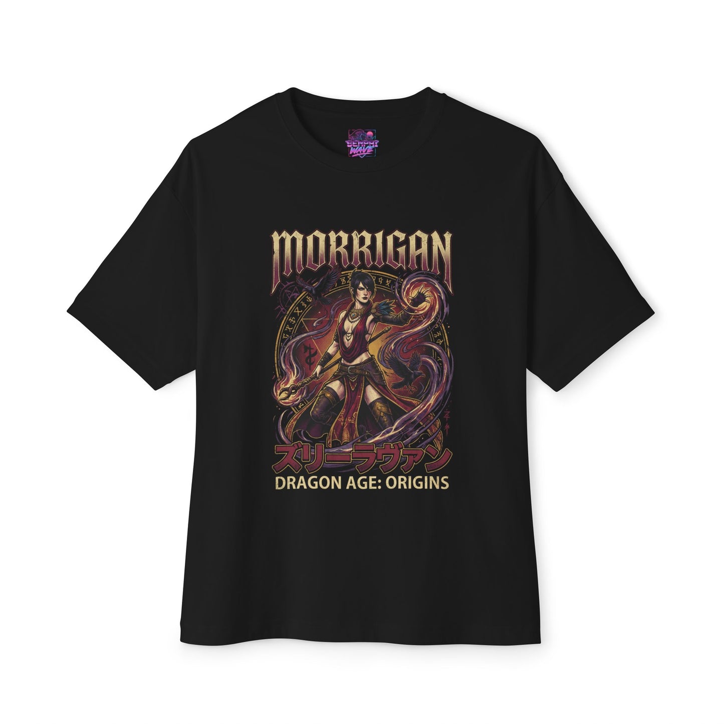 Flemeth's Daughter Morrigan Epic Illustration Premium Oversized Unisex T-Shirt