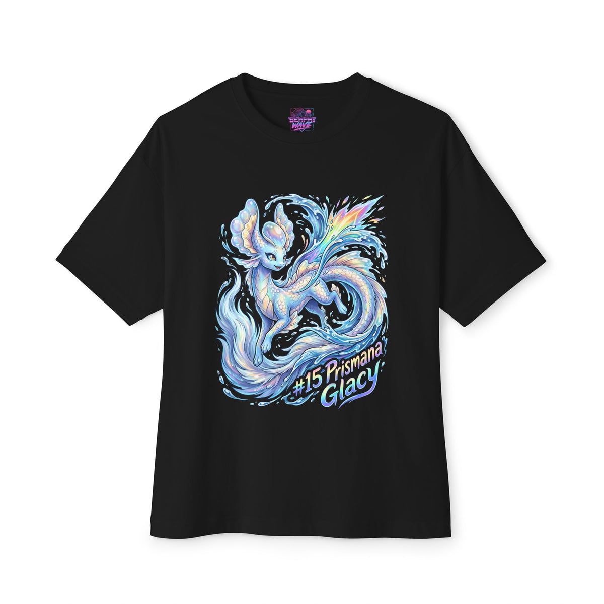 Prismana Glacy Aniimo Elemental Burst Rare Form Art - Oversized Premium Tee