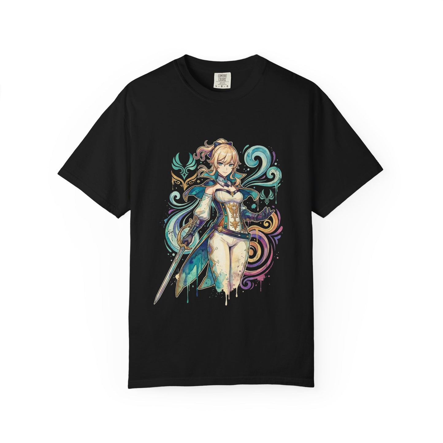 Genshin Impact Jean Gunnhildr Blonde Hair Grey Eyes Portrait Premium T-Shirt
