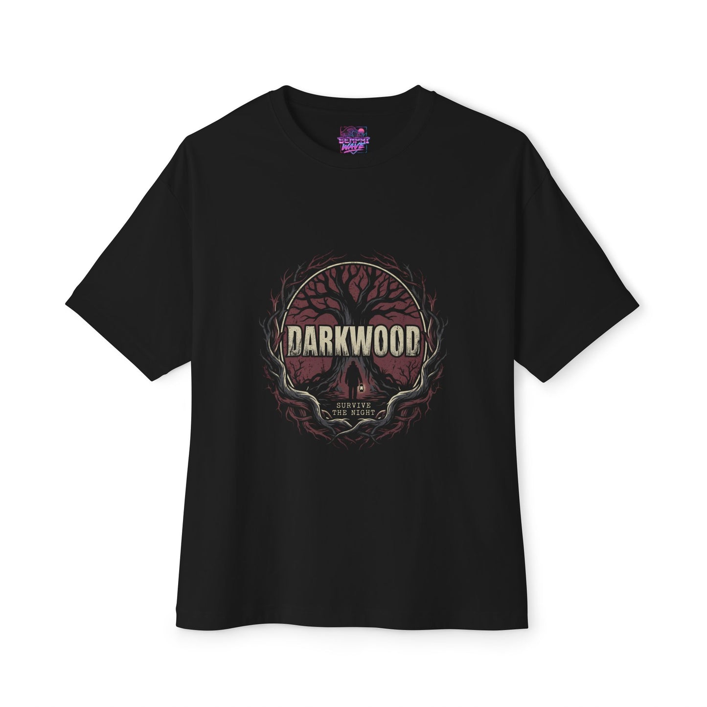 Darkwood Day Night Cycle – Scavenge by Day, Survive by Night Premium Oversized Unisex T-Shirt