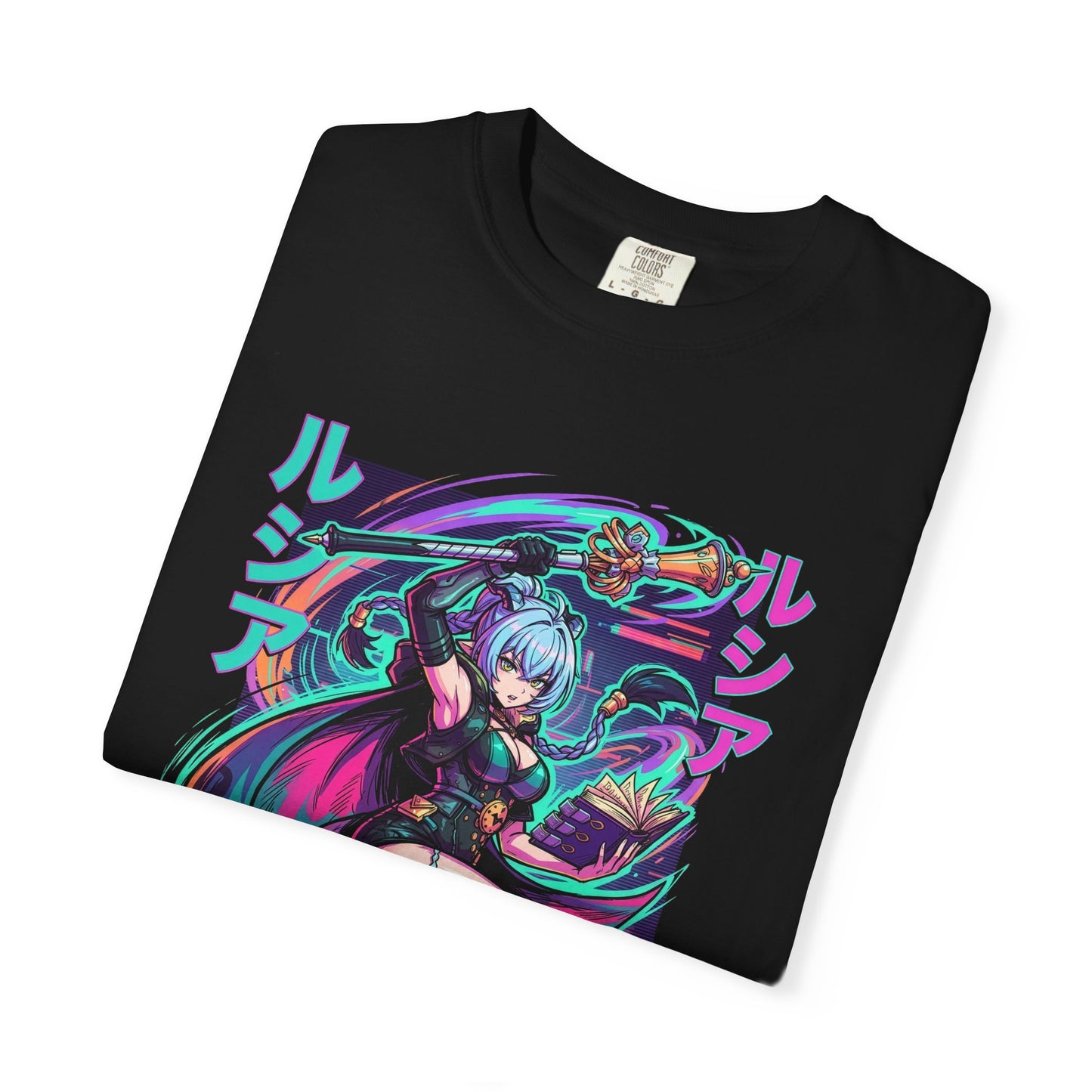 Lucia Elowen Zenless Zone Zero 80s Neon Goat Horns Premium T-Shirt