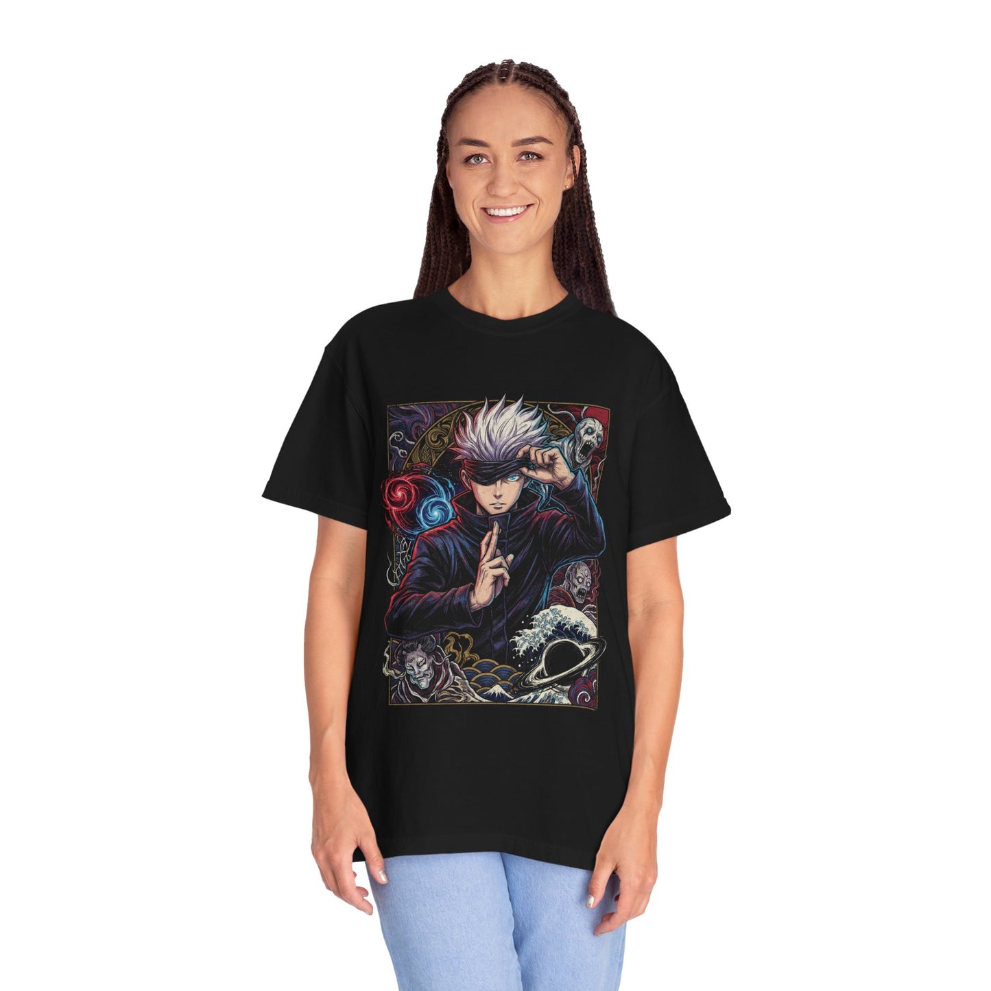 Jujutsu Kaisen Satoru Gojo Six Eyes Limitless Iconic Design Premium T-Shirt