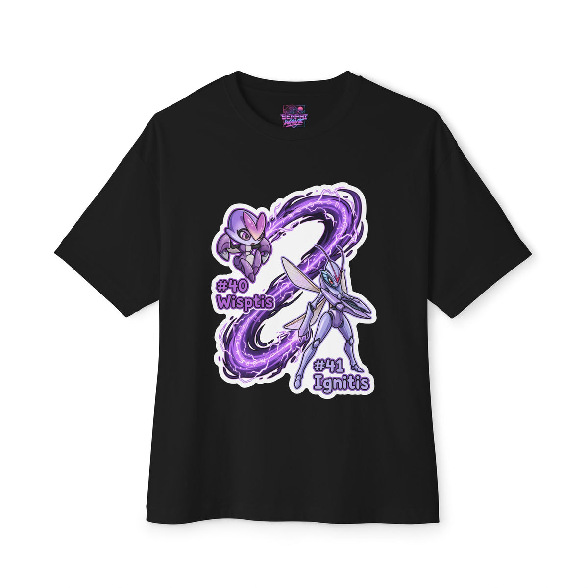 Wisptis Ignitis Aniimo Evolution Line Sticker Art - Oversized Premium Tee