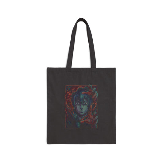 Jujutsu Kaisen Mahito Patchwork Face Tote Bag