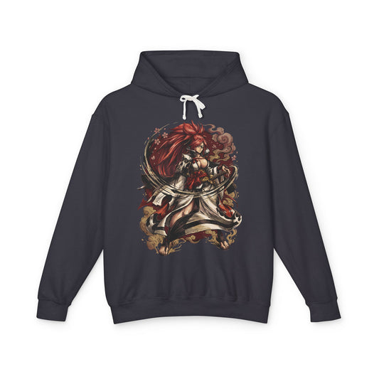 Baiken Guilty Gear Long Pink Ponytail Samurai Icon Unisex Premium Hoodie