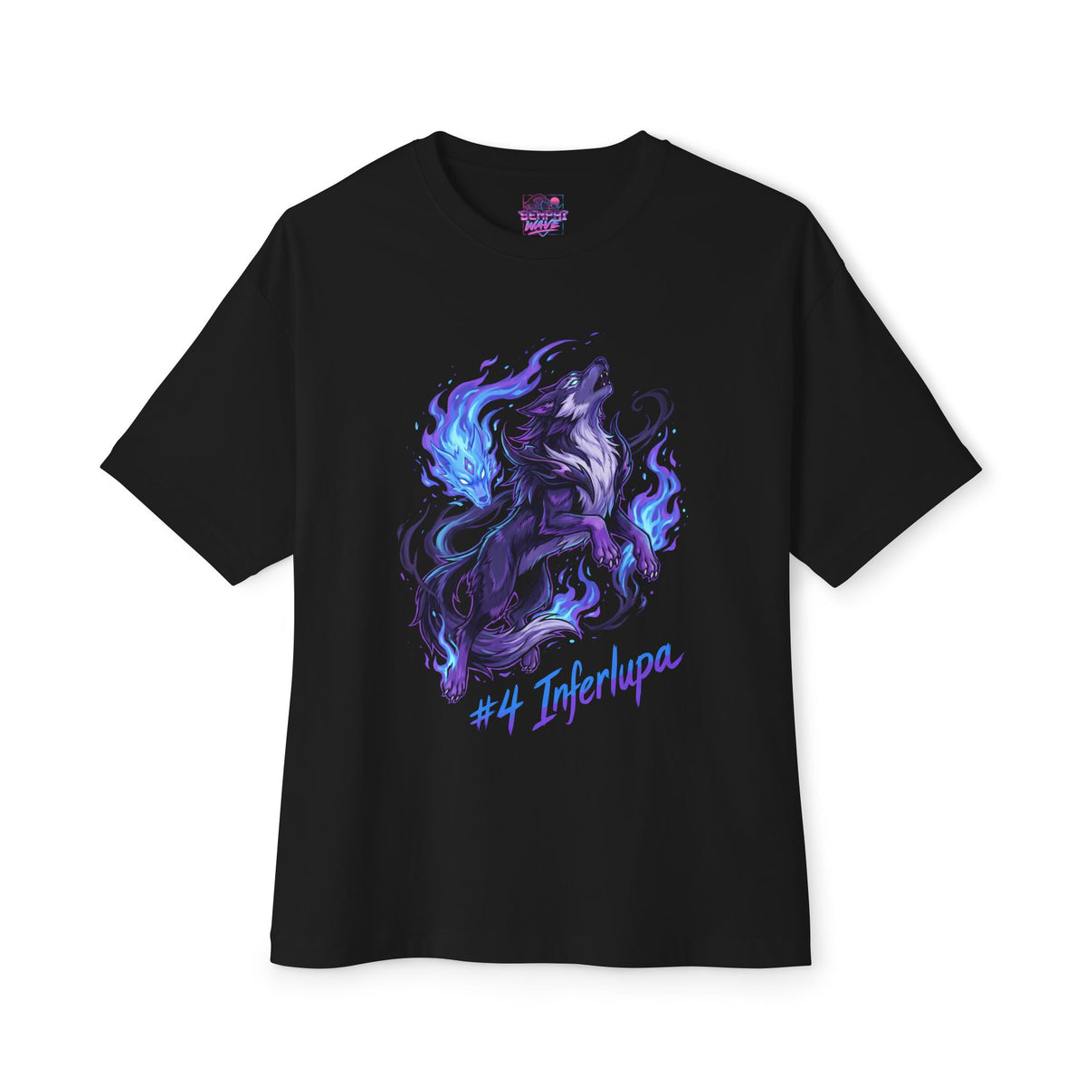 Inferlupa Aniimo Elemental Burst Creature Art - Oversized Premium Tee