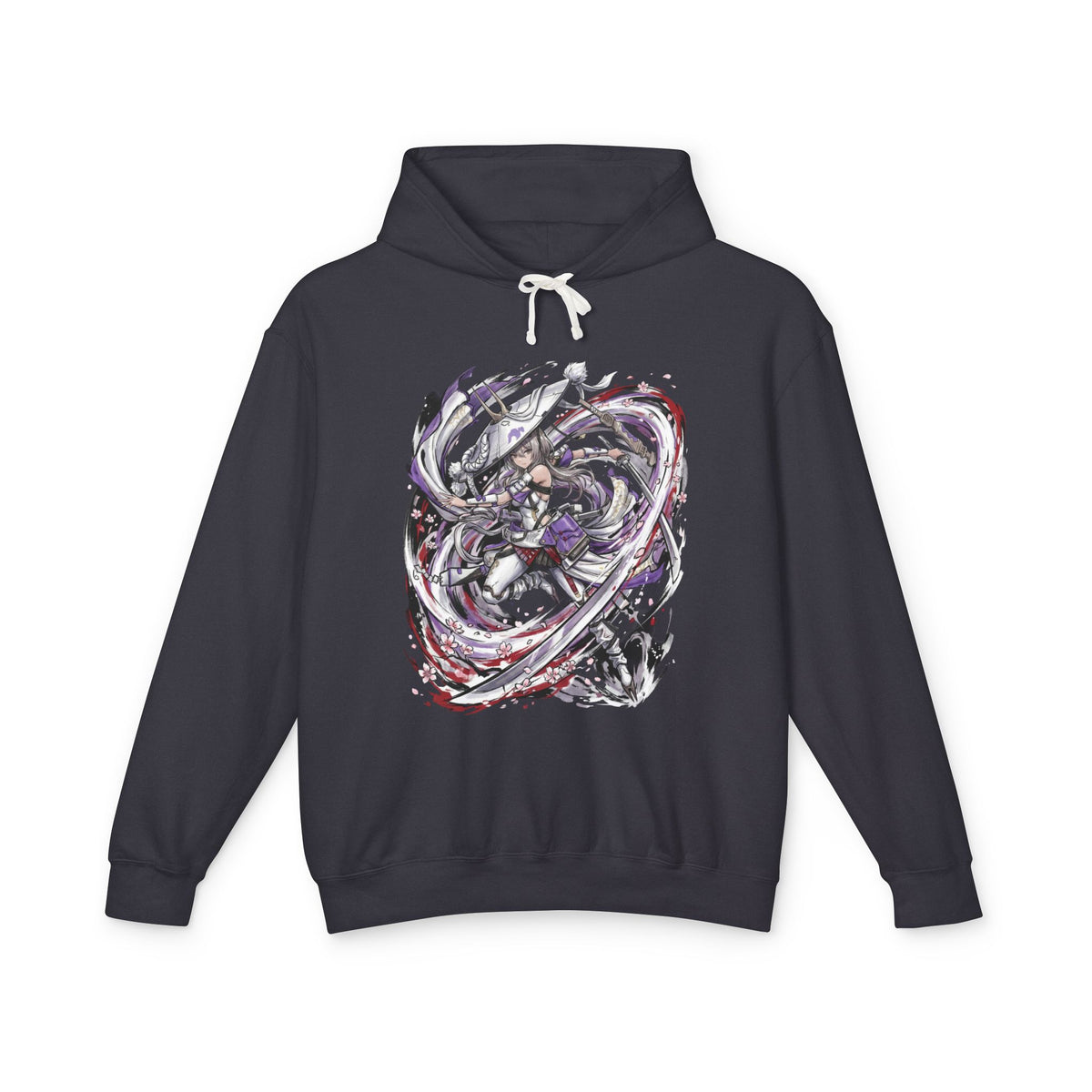 Nikke Scarlet Ronin Hat Katana Sakura Fan Art Hoodie