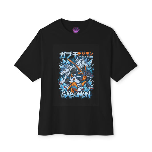 Garurumon Champion: Howling Wolf Evolution Premium Oversized Unisex T-Shirt