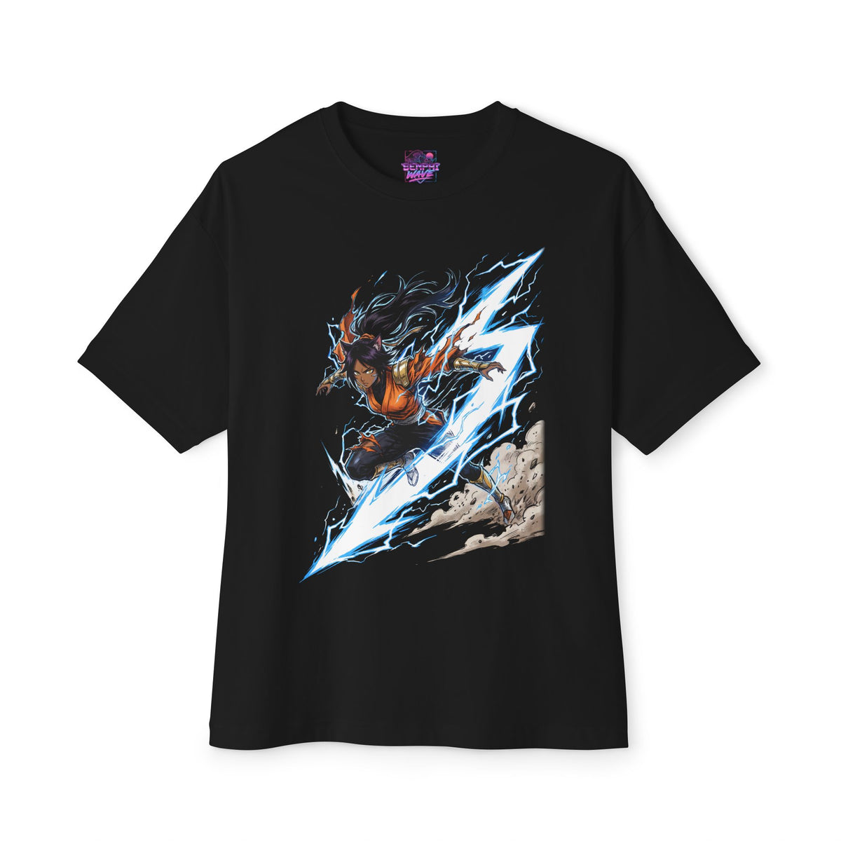 Bleach Yoruichi Shihouin God of Thunder Form TYBW 2026 Art Premium Oversized Unisex T-Shirt