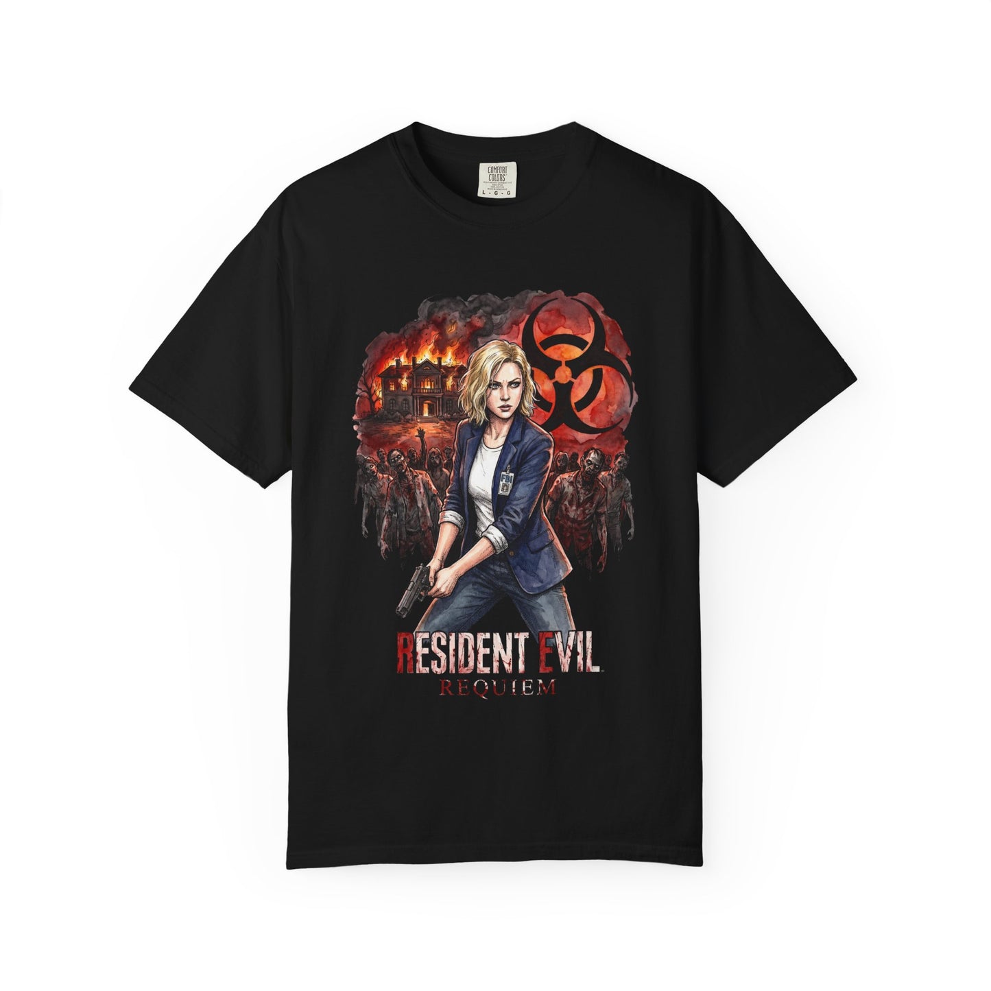 Grace Ashcroft Resident Evil 9 Mother Alyssa Death Haunt Portrait Premium T-Shirt