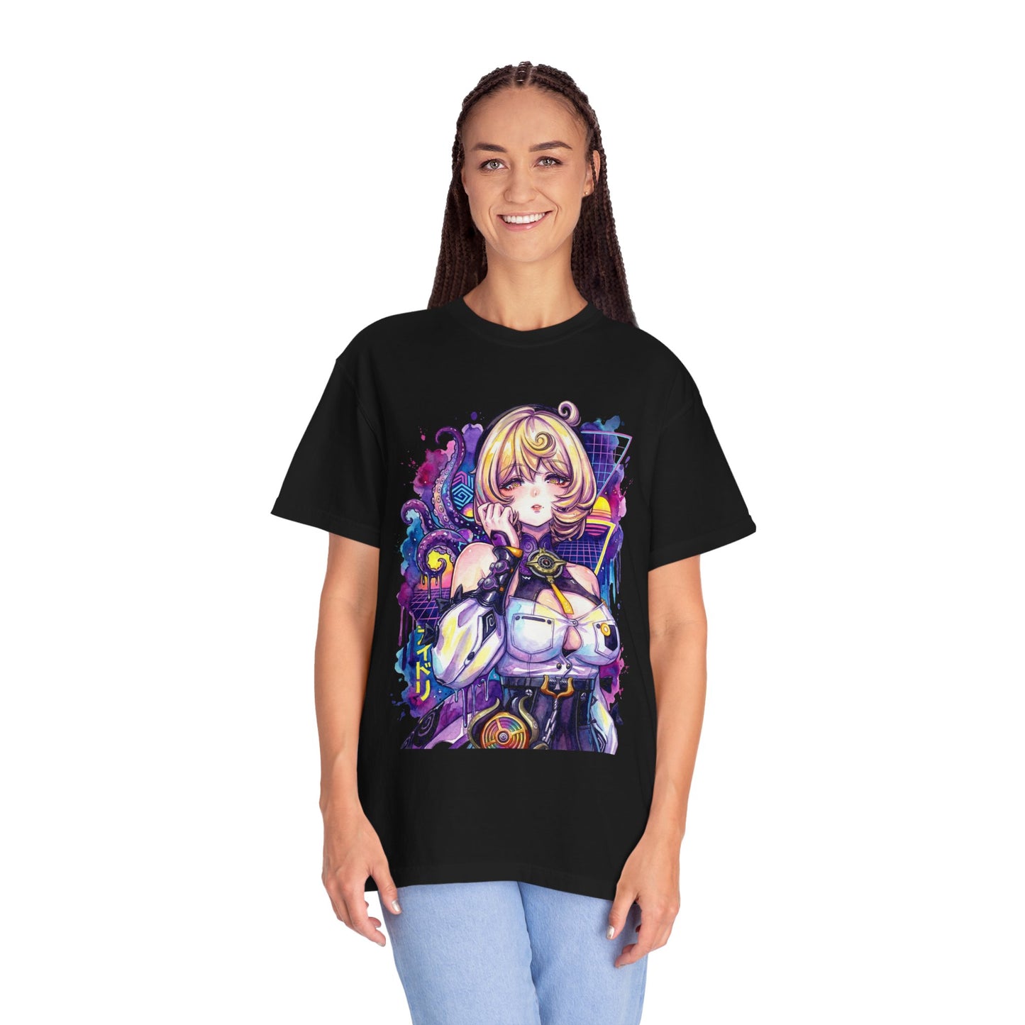 Zenless Zone Zero Yidhari High Risk HP Burn Vaporwave Design Premium T-Shirt