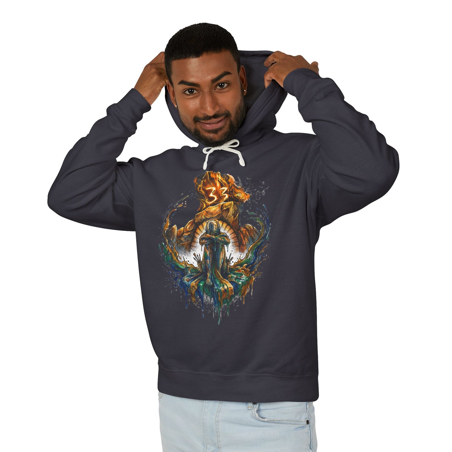 Clair Obscur Facing Paintress Retro JRPG Pixel Style Icon Unisex Premium Hoodie