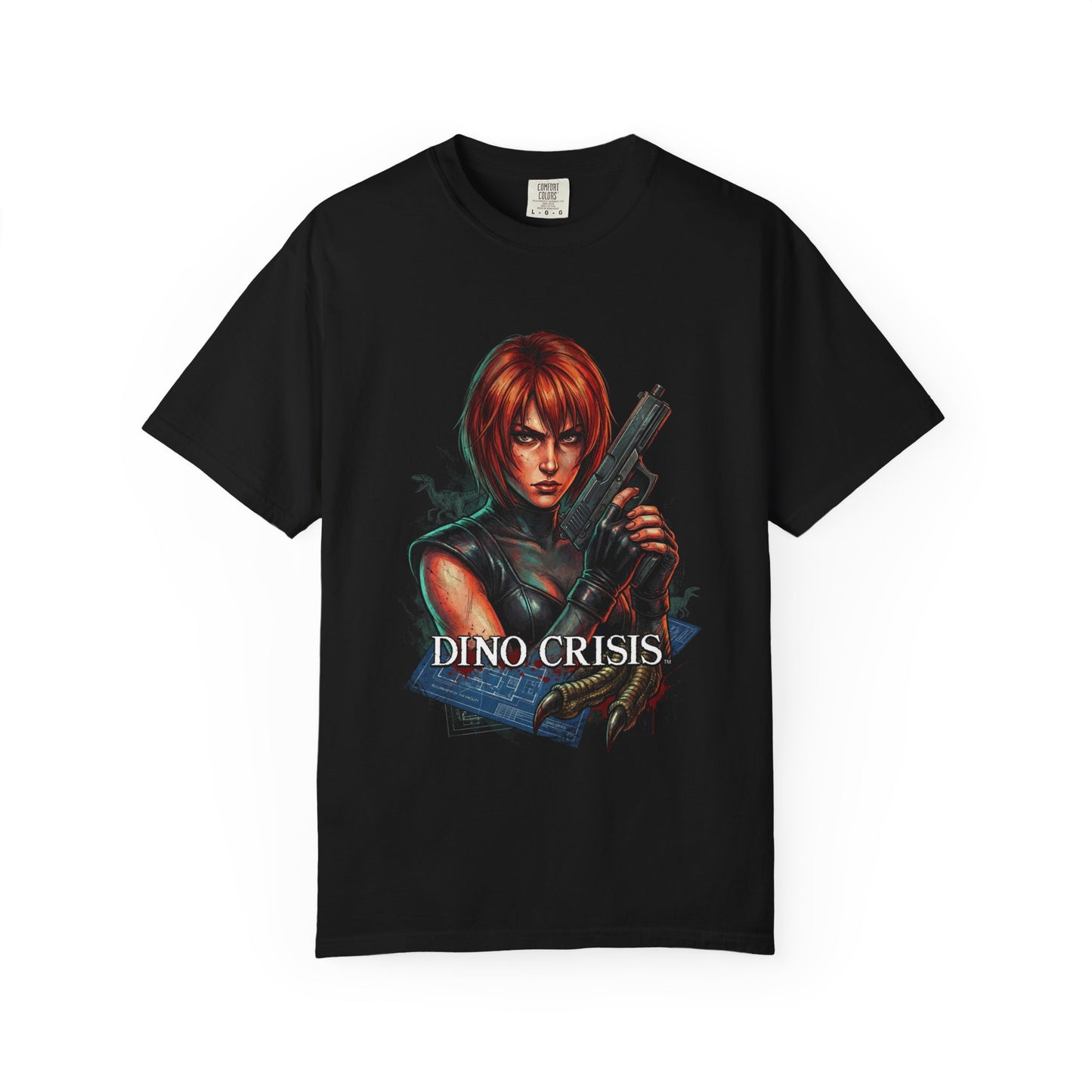 Regina Dino Crisis 1999 Cover Heroine Design Premium T-Shirt