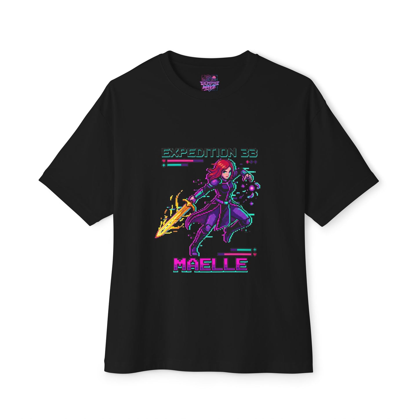 Clair Obscur Expedition 33 Maelle Tragic Painter Design Premium Oversized Unisex T-Shirt