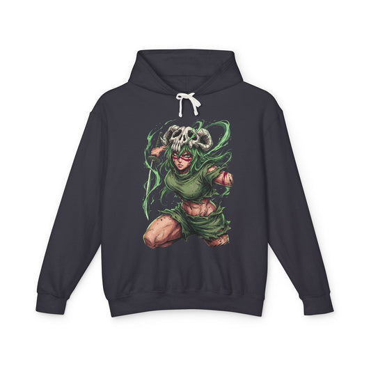 Nelliel Tu Odelschwanck Bleach Long Wavy Green Hair Art Unisex Premium Hoodie