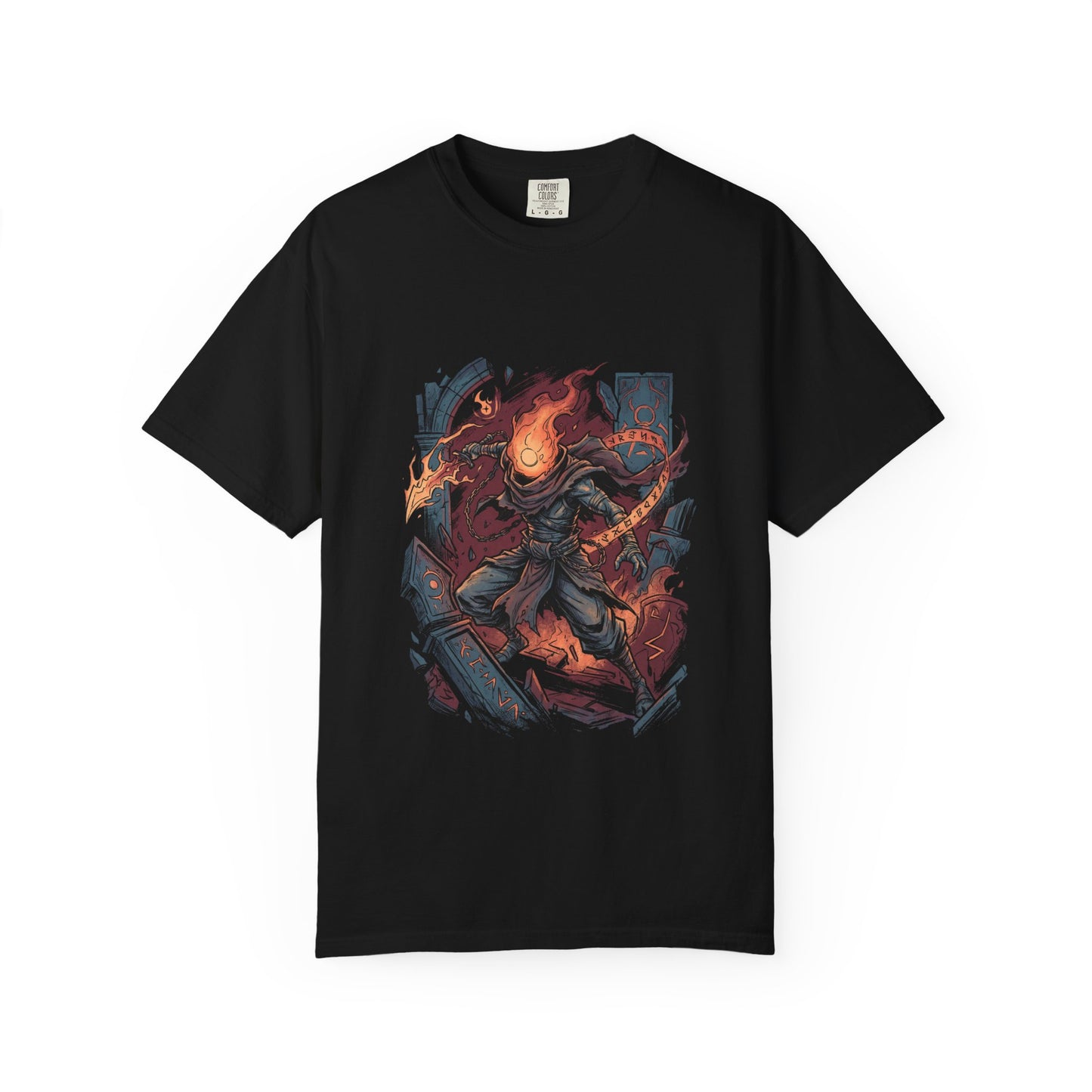 The Prisoner Dead Cells T-Shirt | Blue Beheaded Iconic Rogue-Lite Apparel Premium T-Shirt