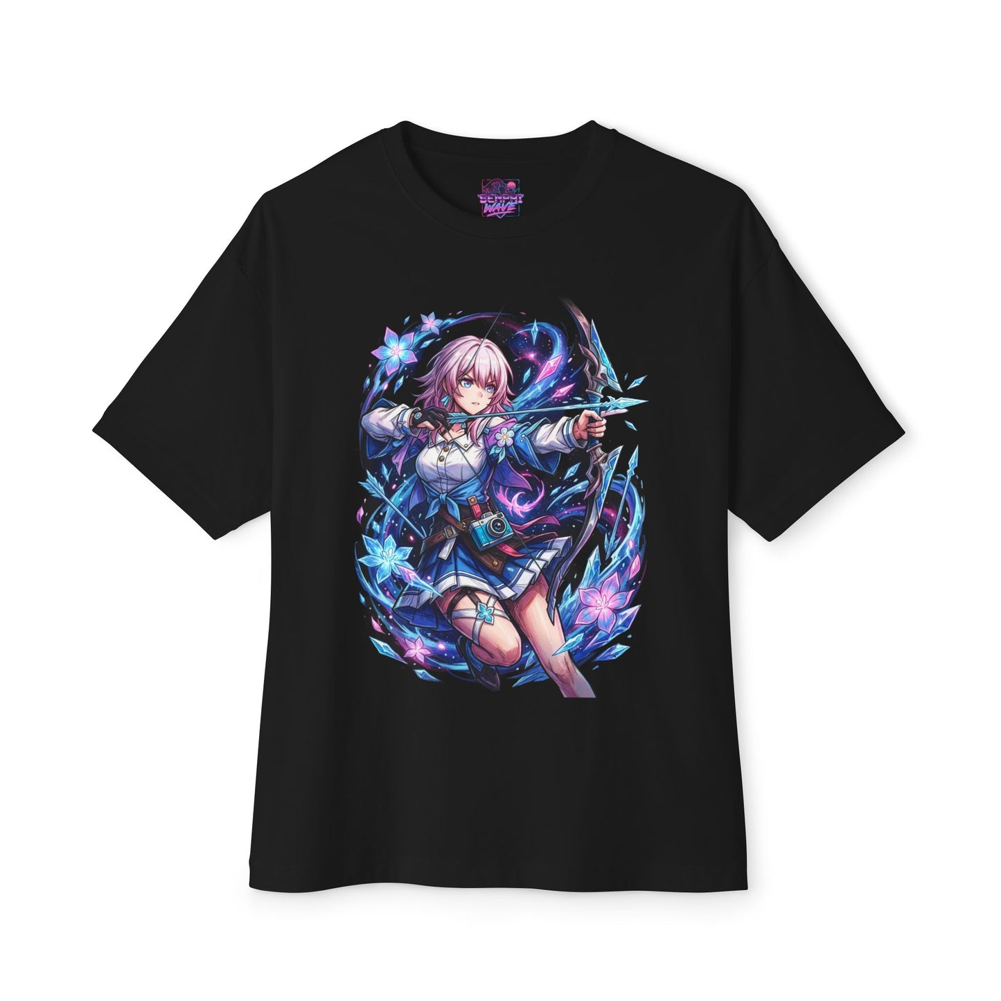 March 7th Honkai Star Rail: Preservation Queen with Pink Hair Premium Oversized Unisex T-Shirt