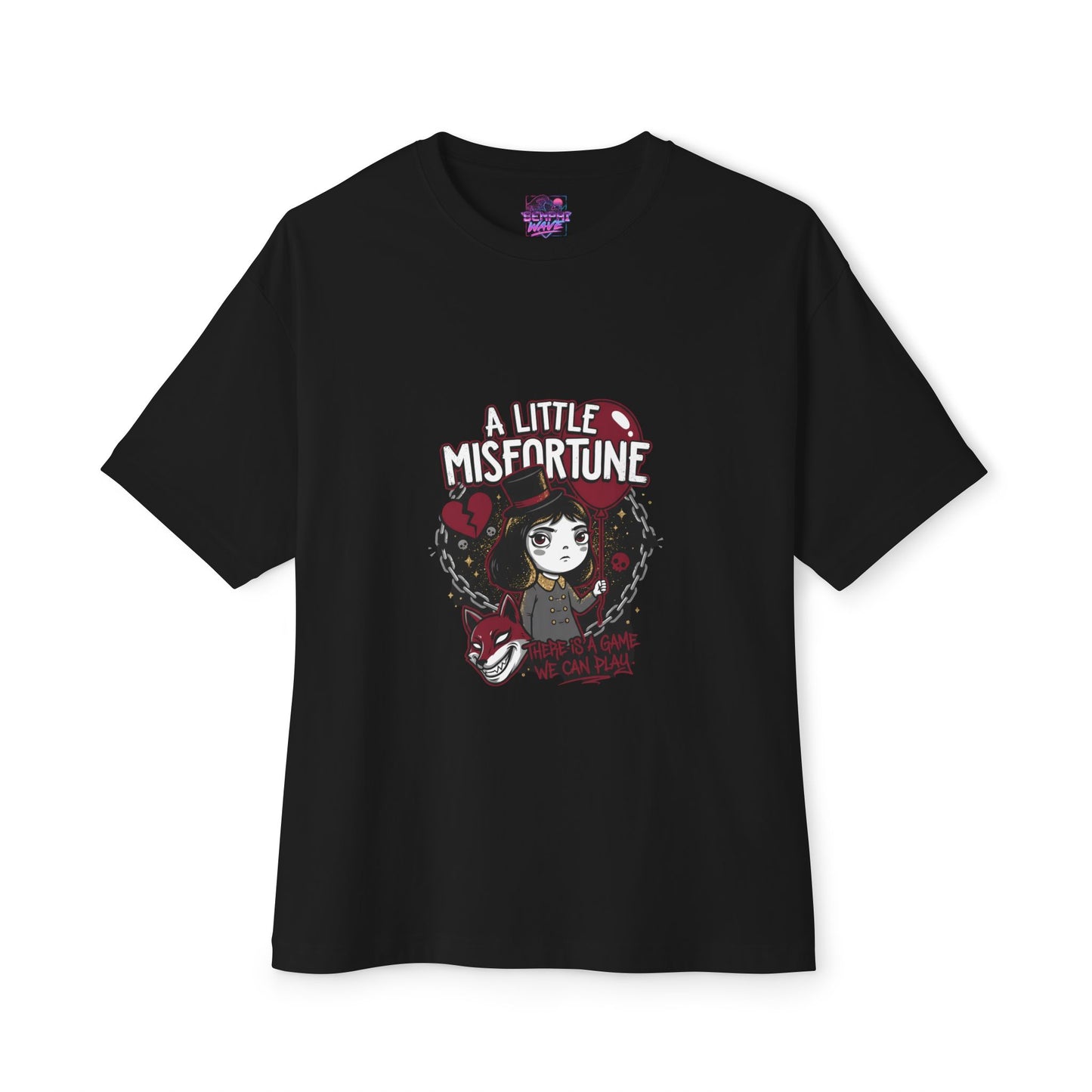Little Misfortune: Mr. Voice Luring Children Horror Premium Oversized Unisex T-Shirt