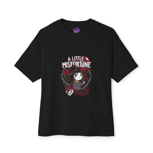 Little Misfortune: Mr. Voice Luring Children Horror Premium Oversized Unisex T-Shirt