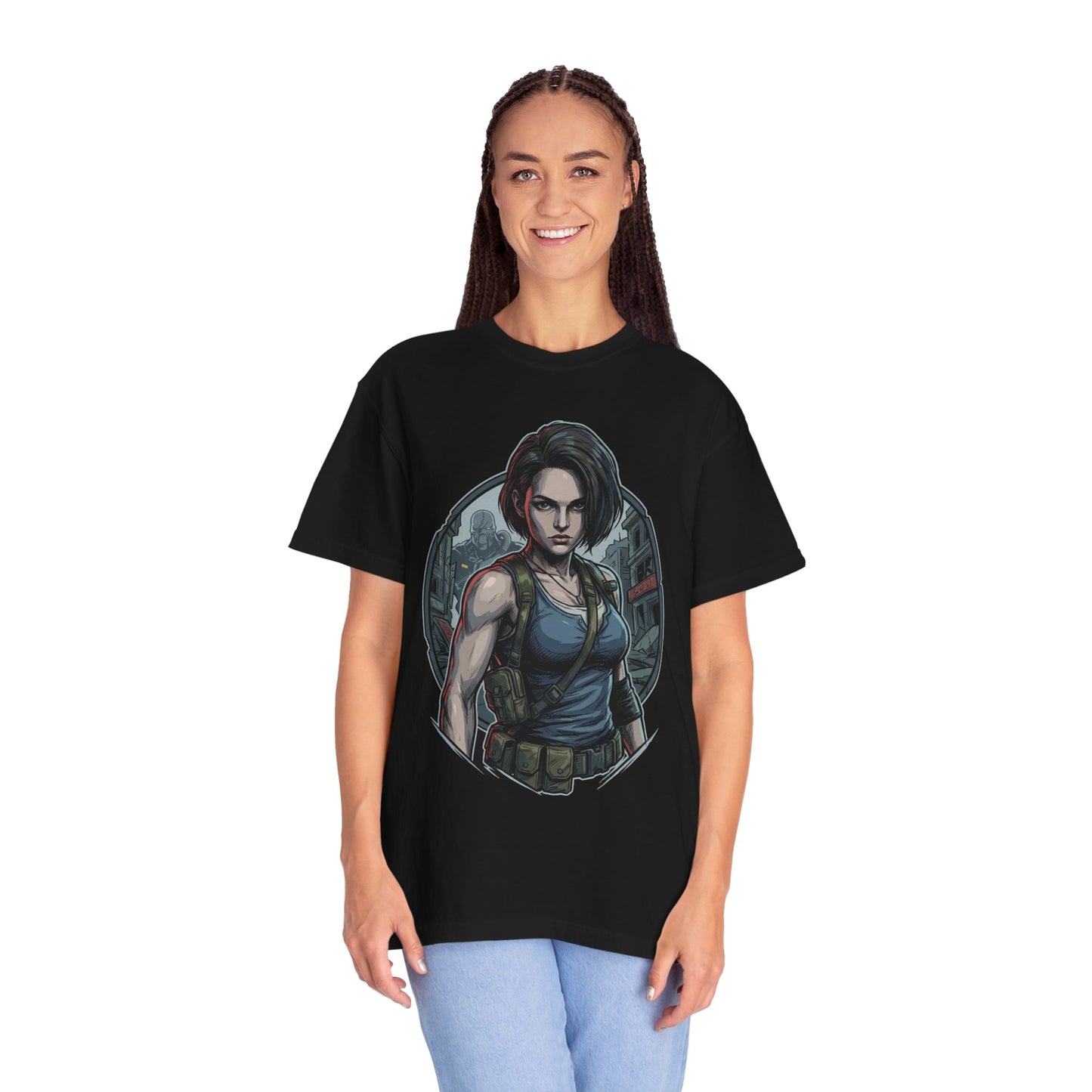 Jill Valentine RE Shirt | Classic Tube Top Beret Survival Horror Gamer Merch Premium T-Shirt