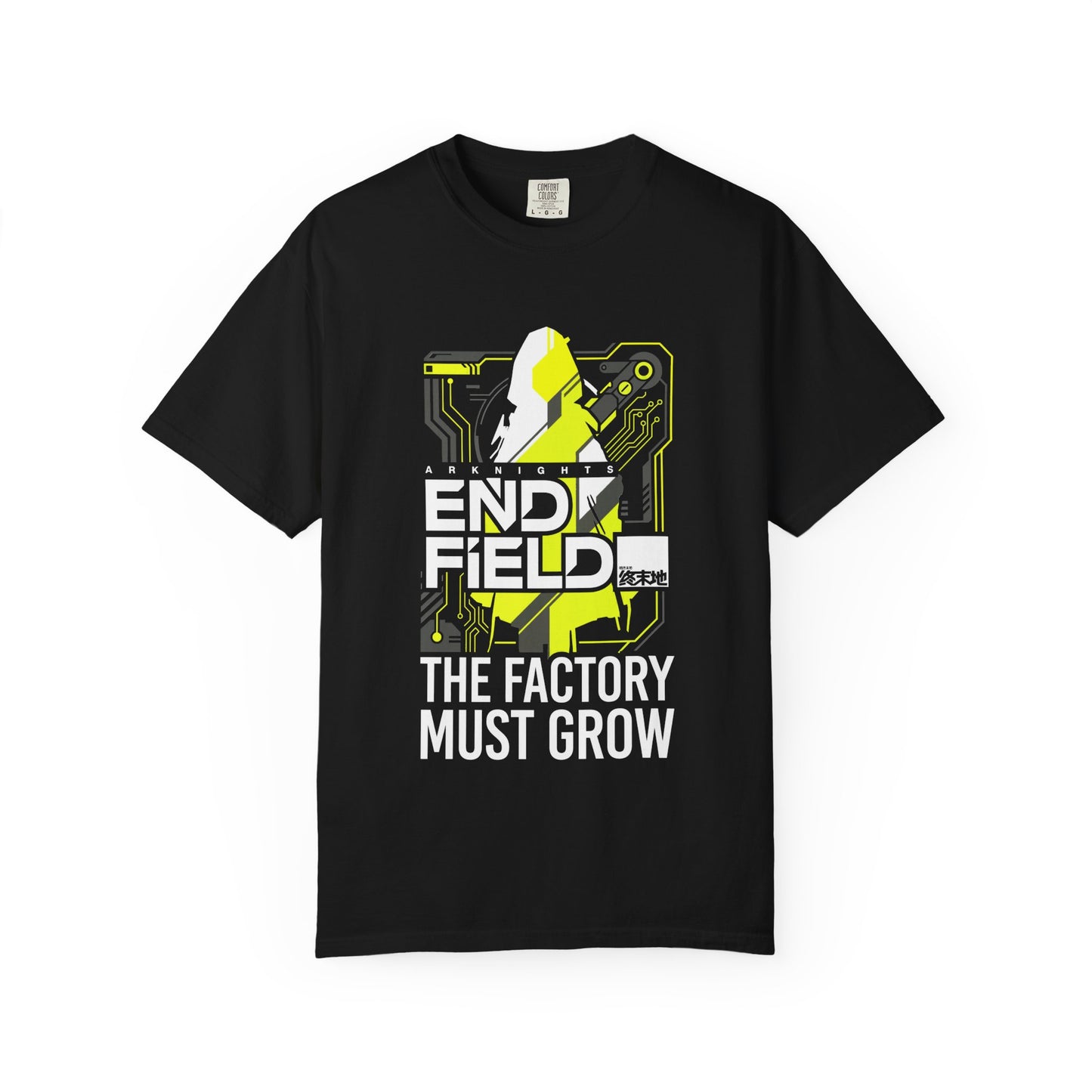 Arknights Endfield The Factory Must Grow Meme Factory Expansion Automation Endless Build Premium T-Shirt