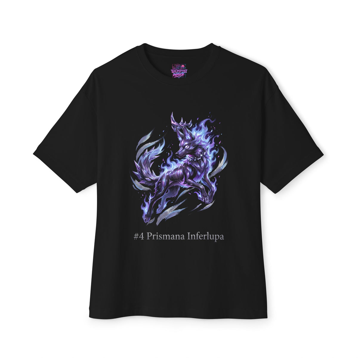 Prismana Inferlupa Aniimo Moonlit Oil Painting Rare Form Art - Oversized Premium Tee