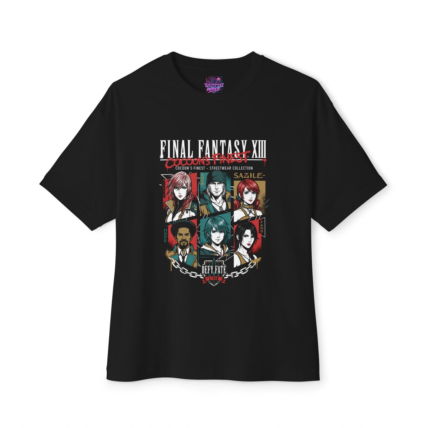 Final Fantasy XIII Cocoon Floating World Legend Premium Oversized Unisex T-Shirt