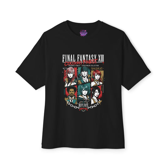 Final Fantasy XIII Cocoon Floating World Legend Premium Oversized Unisex T-Shirt