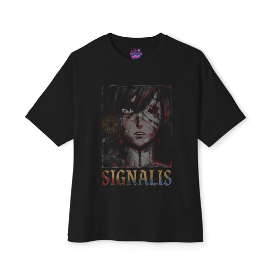 Signalis Bandaged Girl Octagon Eye Symbol Oversized T-Shirt