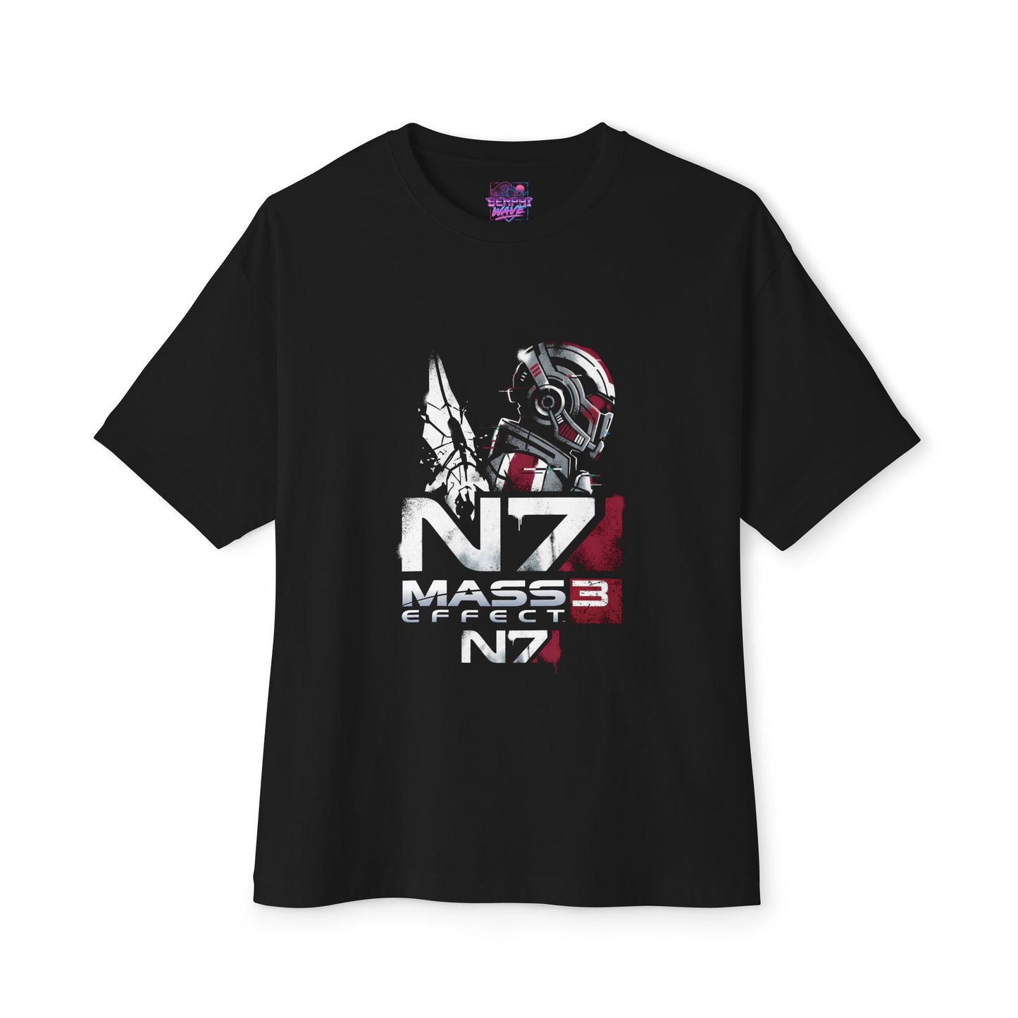 Commander Shepard Heroic Sacrifice Galactic Legend Premium Oversized Unisex T-Shirt