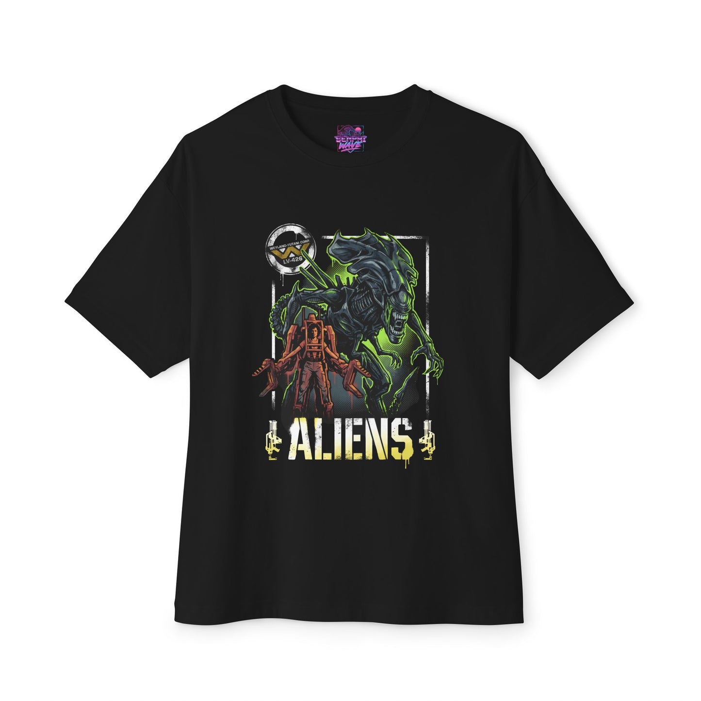 Xenomorph Alien Movie: Perfect Organism H.R. Giger Design Premium Oversized Unisex T-Shirt