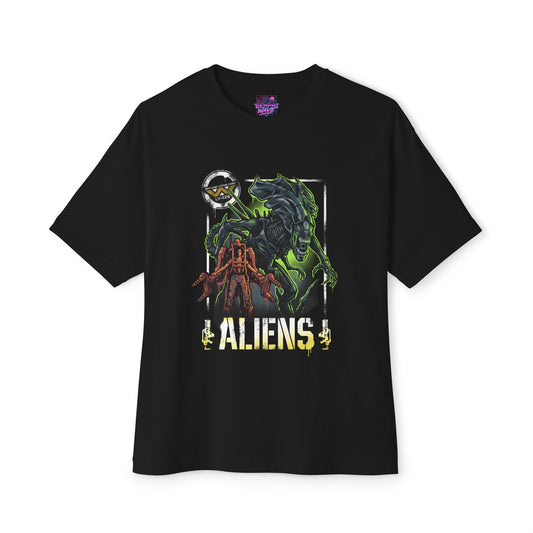 Xenomorph Alien Movie: Perfect Organism H.R. Giger Design Premium Oversized Unisex T-Shirt